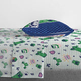Jay Franco Kids Sheet Set with Fitted, Flat Sheets & Pillow Cover - Ultra-Soft Bedding with Pillowcase for Room Decor, Multi - Minecraft, 3 Piece Twin Jay Franco