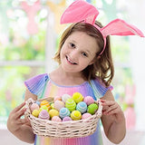 SallyFashion 8Pcs Wooden Faux Fake Eggs, Easter Eggs, Children Play Kitchen Game Food Toy - White Color SallyFashion