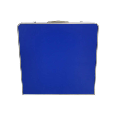 Trademark Innovations 5 Ft. Folding Table Tennis Ping Pong Table Set with Paddles and Balls, Blue Trademark Innovations