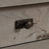 Sauder Cottage Road L-Desk, L: 65.12" x W: 58.66" x H: 29.76", Mystic Oak finish Sauder