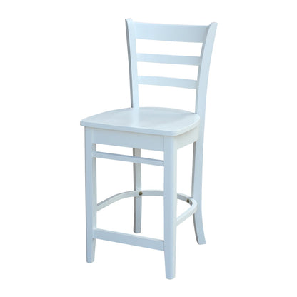 International Concepts Emily Stool Barstool - WoodArtSupply