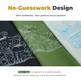 SunorthLife Embrodiery Kit for Beginners, Embrodiery Starter Sets for Adults Including Embrodiery Patterns, Threads, Needles, Hoop (Mushroom)