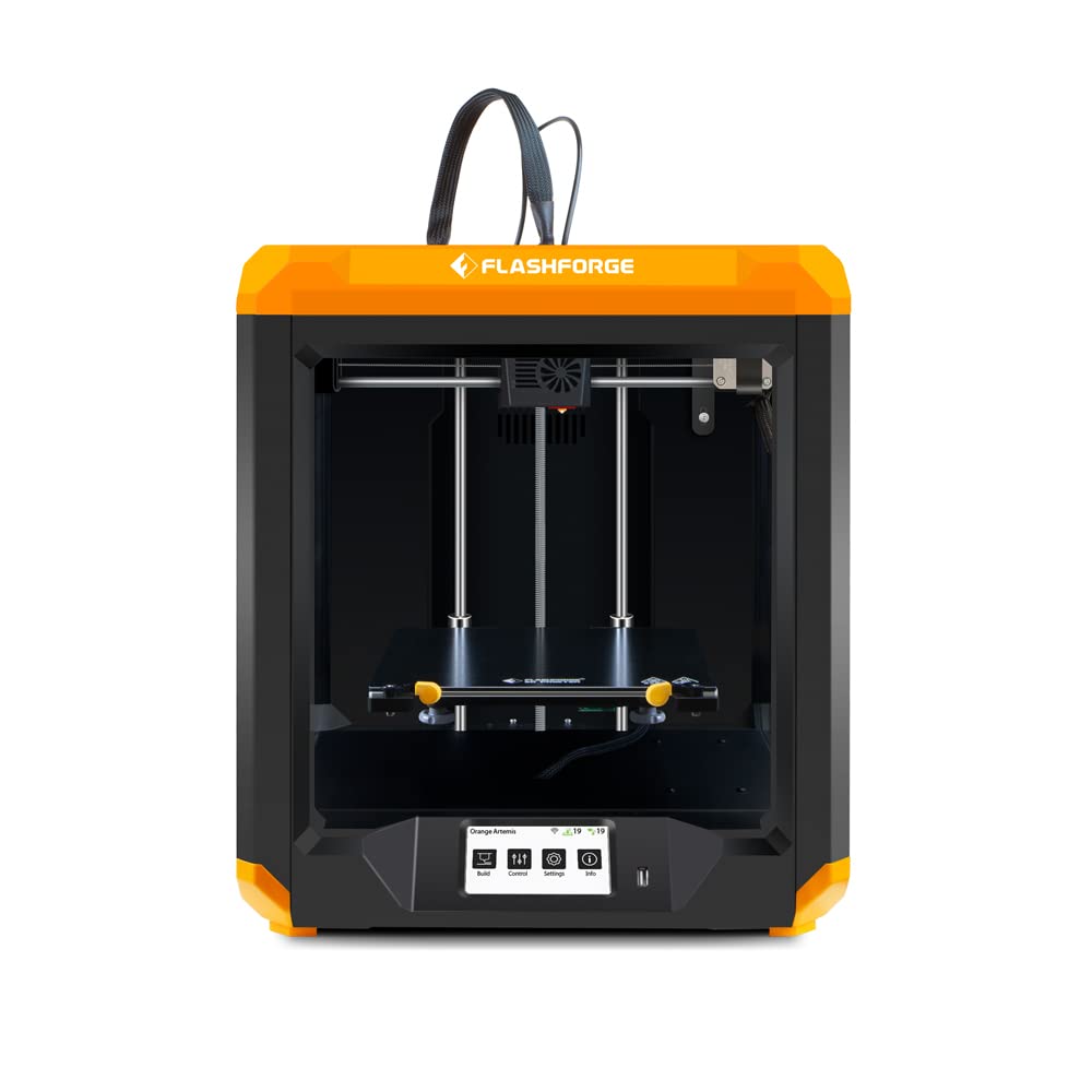 FlashForge Artemis 3D Printer (Orange) - WoodArtSupply