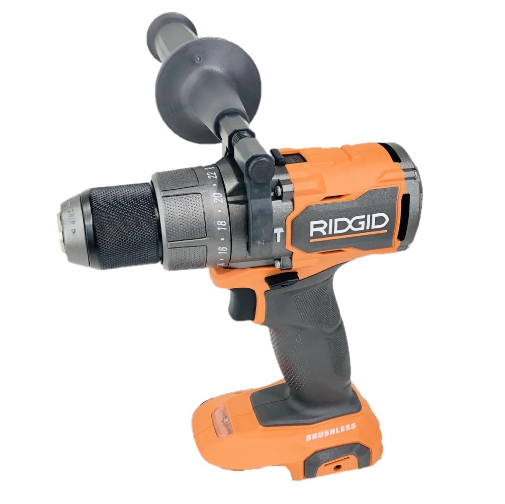 RIDGID 18V Brushless Cordless 1/2 in. Hammer Drill/Driver R86115 (Tool Only) Bulk Packaged RIDGID