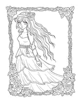 Creative Haven Manga Muses Coloring Book: Inspiring Anime, Manga, & Pop Surrealist Designs (Adult Coloring Books: Fantasy) WoodArtSupply