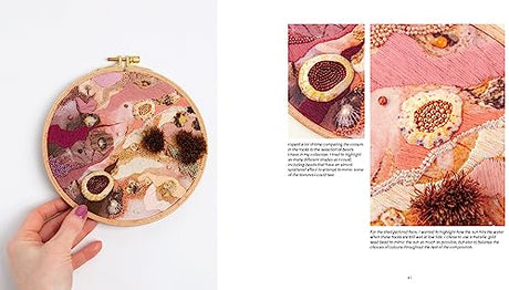 Abstract Embroidery: Slow stitching with texture, colour and creativity WoodArtSupply