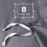 Utopia Bedding Duvet Cover King Size - 3 Piece with Zipper Closure - 1 Comforter Cover 104X90 Inches & 2 Pillow Shams 20X36 Inches (Grey) Comforter Not Included Utopia Bedding
