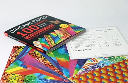 Origami Paper 100 Sheets Rainbow Patterns 6" (15 cm): Tuttle Origami Paper: Double-Sided Origami Sheets Printed with 8 Different Patterns (Instructions for 7 Projects Included) Tuttle Publishing