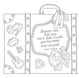 Be a Diamond: Decades of Dolly Parton's Style (An Unofficial Coloring Book) (Dover Adult Coloring Books) WoodArtSupply