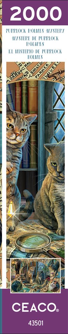 Ceaco - Purrlock Holmes Mystery - 2000 Piece Jigsaw Puzzle Ceaco