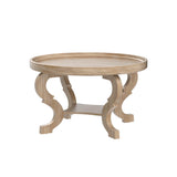 Christopher Knight Home Althea Faux Wood Circular Coffee Table, Nature Christopher Knight Home