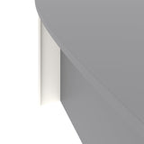 BESTAR Connexion U-Shaped Executive Desk with Lateral File Cabinet, Corner Table for Home Office or Workspace, 72W, Slate/Sandstone Bestar