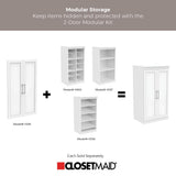 ClosetMaid Modular Storage Shelf Unit with 3 Shelves, White ClosetMaid