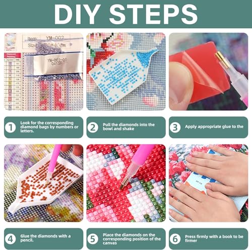 5D Fire Phoenix Diamond Art 12x16 Inch Full Drill Diamond Painting Kits for Adults & Beginners - DIY Art Crafts for Relaxation and Home Wall Decor 706A WoodArtSupply