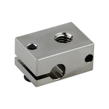 POLISI3D 500℃ High Temperature Plated Copper Heater Block Compatible with PT100 Cartridge Sensor Version V6 Hotend Titan Aero Extruder Prusa i3 MK3 MK3S 3D Printer (Copper) POLISI3D