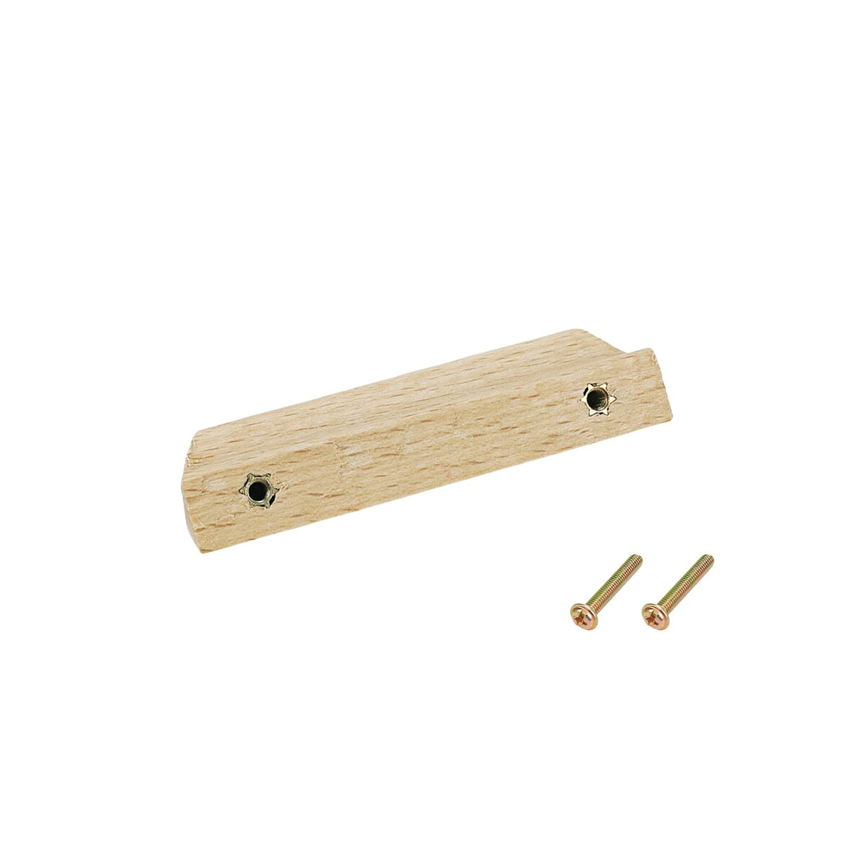 Tsnamay 6Pcs Unfinished Wood Solid Furniture Pulls Handles,Unfinished Unpainted Paintable Wooden Handles Cupboard Closet Drawer Handle Pull,Length Tsnamay