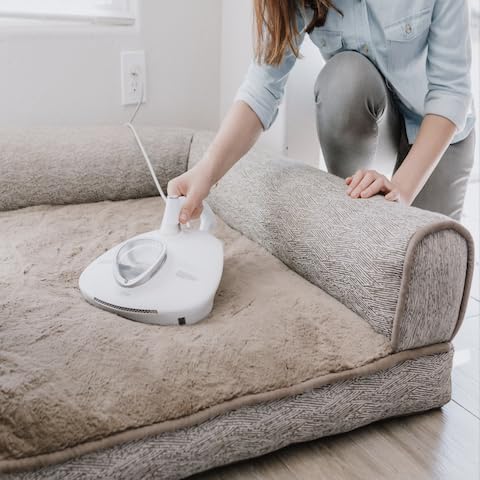 Raycop RN Bed Vacuum Cleaner with UV Light and Pulsating Brush Technology for Pet Hair Cleaning - 15Kpa Powerful Suction - Anti-allergen Handheld Mattress Vacuum Cleaner - HEPA Filtration Raycop