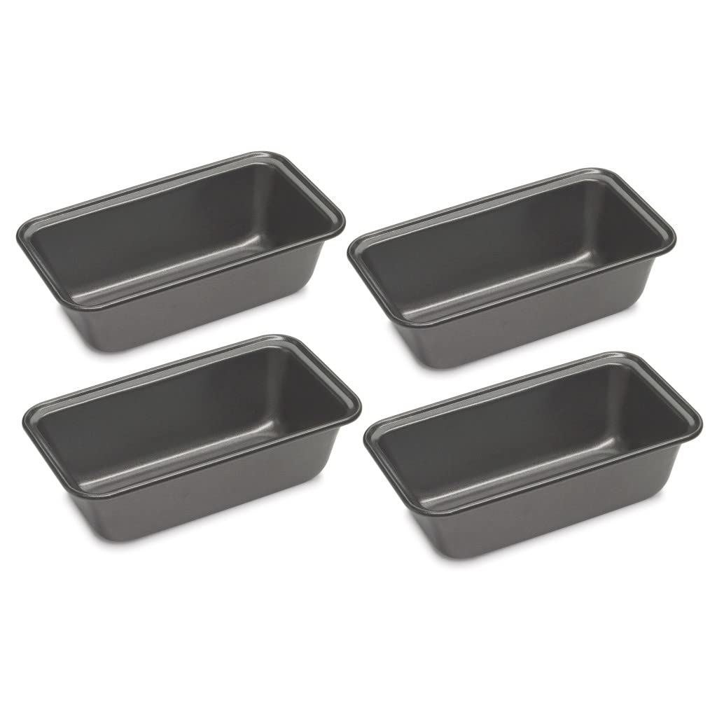 Cuisinart CMBM-4LP Mini Loaf Pan 4 Count (Pack of 1) Cuisinart