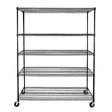 Seville Classics UltraDurable Heavy Duty NSF Solid Steel Wire Rack Storage Unit, Organizer for Garage, Warehouse, Office, Restaurant, Classroom, Seville Classics