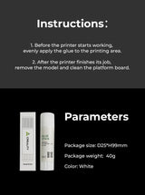 Creality Glue Stick for 3D Printer Build Plate 3Pcs, Maintained Constant Adhesion Prevents Warping, 3D Printer Bed Adhesive for PLA/ABS/PETG/PC/PA/TPU, 3D Print Tools/Accessories, 3D Print Glue, 21g Lokkr