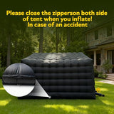 YeeBouncy Party Tent Large,Large Gazebo Event House,Inflatable Outdoor Party Tent,for Birthday Party, School Camping, Disco Nightclub, Wedding Party (18FT) YeeBouncy