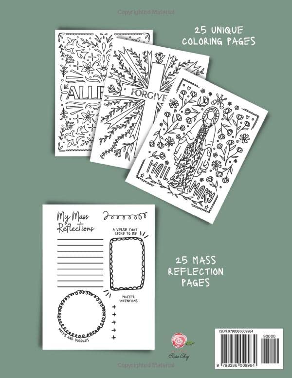 My Mass Reflection & Coloring Book: A Coloring Book for Kids at Catholic Mass (My Catholic Coloring Books) Majosta