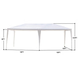 Party Tent 10x20 Outdoor Canopy Tents for Parties with 4 Removable Sidewalls Heavy Duty White Wedding Events Tent Patio Gazebo Shelter Perfect for Cater Birthday Graduation Pavilion Beach BBQ susici