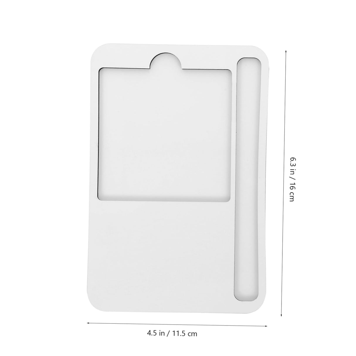 ORFOFE Sublimation Note Pad Sublimation Blanks Memo Pads Sticker Holder Sticky Memo Note Tray Sticky Memo Note Holder Note Pads Memo Sticker Holder Memorandum Decorate Wooden ORFOFE