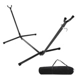 ONCLOUD 9 FT Hammock Stand Only, Heavy Duty Adjustable Indoor Outdoor Space Saving Steel Stand with Carrying Case, Universal Hammock Stand with 450 Pounds Capacity for Garden, Yard, Patio, Black ONCLOUD
