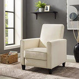 Naomi Home Landon Modern Reclining Accent Chair for Living Room | Recliner Chair with Enhanced Back Support, Wide Seat, Thick Cushioning | Recliner for Small Spaces