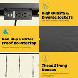 Innvello 49.2" Electric Grooming Table for Large Dogs, Foldable Hydraulic Height Adjustable Home Indoors with Overhead Grooming Arm, Clamps, Foot Control and 3 Nooses Suitable for Cat&Dog/Black Innvello