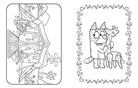Bluey: Fun and Games: A Coloring Book Hweryho