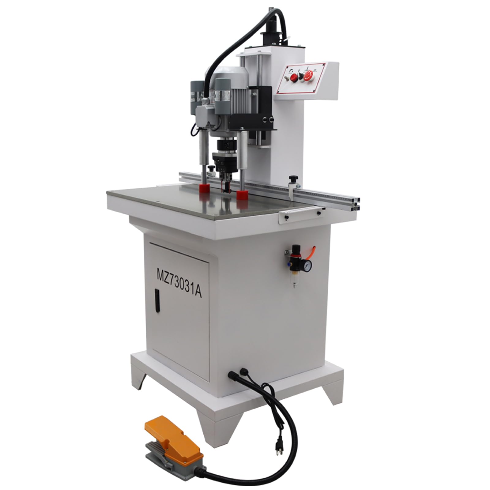 INTSUPERMAI Pneumatic Hinge Boring Insertion Machine Woodworking Wood Hole Puncher Cutter Hinge Boring Machine Punching Woodworking Drilling Tool Woodworking Pneumatic Hinge Drilling Machine  - WoodArtSupply