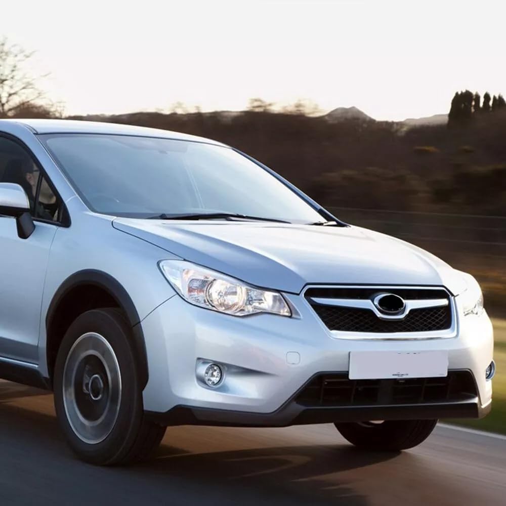 MUTUSAISI Front Bumper Upper Grille Chrome Grill Compatible with 2012-2016 Subaru Impreza/ 2013-2015 XV Crosstrek/ 2016 2017 Crosstrek MUTUSAISI