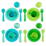 Battat – Play Kitchen & Market – Toddler-Friendly Size – Chalkboard Menu & Oven Dials – 25 Toy Cooking Accessories – 2 Years + – Two n' One Cookin' Fun Battat