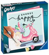 Ravensburger Choose Happy Paint by Numbers Kit for Adults - 20125 - Painting Arts and Crafts for Ages 12 and Up Ravensburger