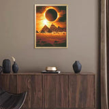 5D Diamond Painting Art Egypt Pyramid and Camel Full Drill Square Beads Diamond Painting Kits for Adults Crystal Gems Wall Art Home Decoration 40x50cm WoodArtSupply