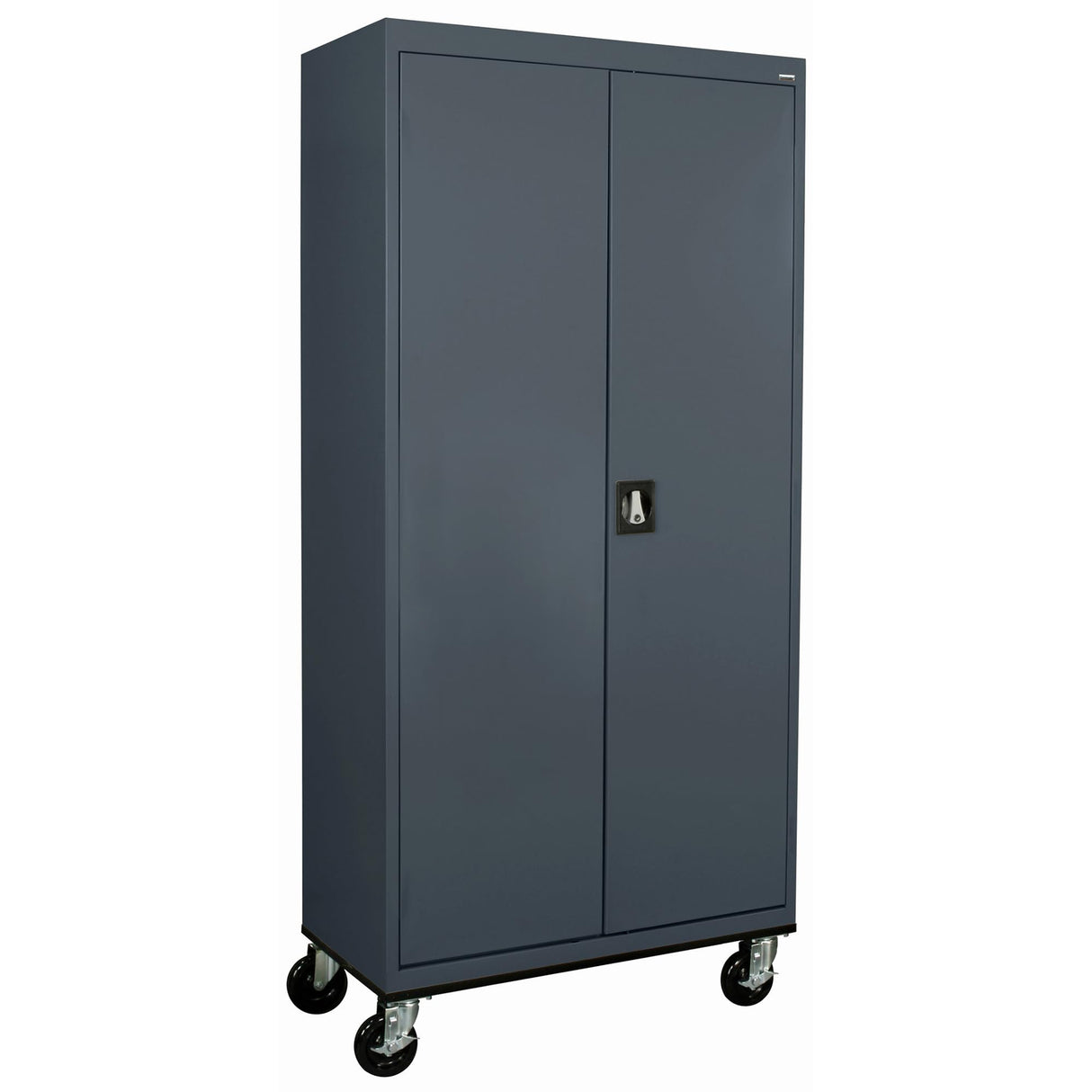 Sandusky Lee TA4R362472-02 Transport Series Mobile Storage Cabinet with Wheels, Adjustable Shelves, 230lb Capacity, 24" Depth x 36" Width x 78" Height, Charcoal Sandusky