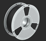 SUNLU PC-ABS 3D Filament 1.75mm 1KG, PC & ABS Hybrid 3D Filament, High-Strength, Paint & Plate Ready, Industrial-Grade, Heat-Resistant Spool, Dimensional Accuracy +/-0.02mm, 1KG Spool(2.2lbs), White SUNLU