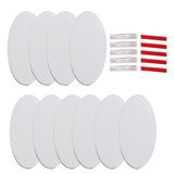 BAIRU Sublimation Badges Pin, Blank ID Name Badge Heat Transfer Name Tag, for Personalized Making BAIRU