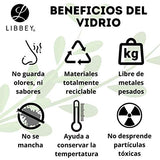 Libbey Small Glass Prep Bowl 8 Count (Pack of 1), Glass Containers with Lids Keep Leftovers Fresh, Durable Dishwasher Safe Glass Meal Prep Bowls, Glass Bowls Set for Meal Prepping, Snacks Libbey