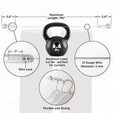 Wire Curtain Hanging System - 16ft Stainless Steel Room Divider Rod | Willow & Eva Willow And Eva