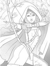 Romantasy: A Coloring Book (Dover Adult Coloring Books) WoodArtSupply