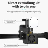 Creality Original Ender 3 Direct Drive Upgrade Kit, Comes with 42-40 Stepper Motor Hotend Kit, 1.75mm Direct Drive Extruder Fan and Cables Support Flexible TPU Filament Creality