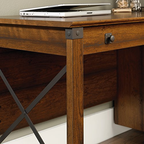 Sauder Carson Forge Desk, Washington Cherry finish - WoodArtSupply