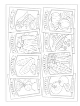 Creative Haven Happiness Is Homegrown: Fabulous Fruits & Vegetables Coloring Book; Produce from the Garden! (Adult Coloring Books: Food & Drink) Dover Publications