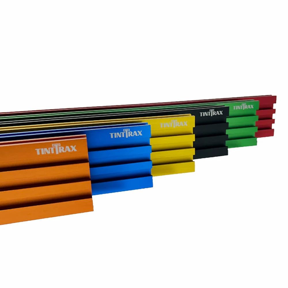 RED HOUSE TOOLS Multi T-Track - 3" Universal T-Track for Woodworking | Anodized Aluminum T Track Fence System | Woodworking Accessories | 24" Fence System (Set of 2) | Orange RED HOUSE TOOLS