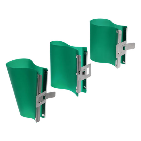 HARFINGTON 3Pcs Silicone Mug Clamp 11 Oz, 15 OZ, 17 Oz 3D Sublimation Silicone Cup Wrap Fixture for Printing Heat Transfer Machine, Green HARFINGTON