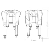 Toughbuilt CT-51P Pro Padded Suspenders ToughBuilt