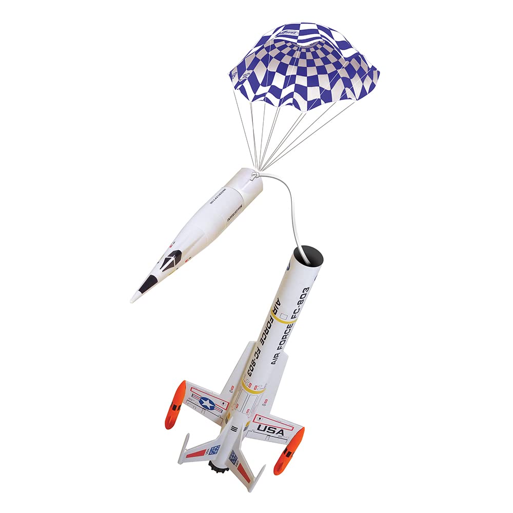 Estes 1250 Interceptor Flying Model Rocket Kit for 12 years old and up with Adult Supervision for under 12 Estes